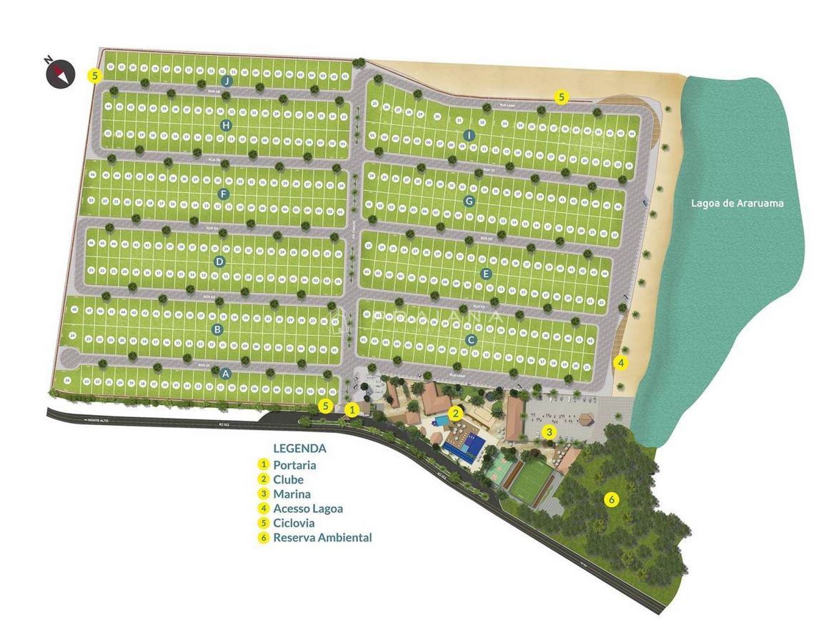 Lote/Terreno em condomínio, Monte Alto, Arraial do Cabo - foto 1